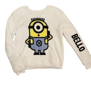 Despicable Me Minion Junior Size Small Sweatshirt - Super Soft